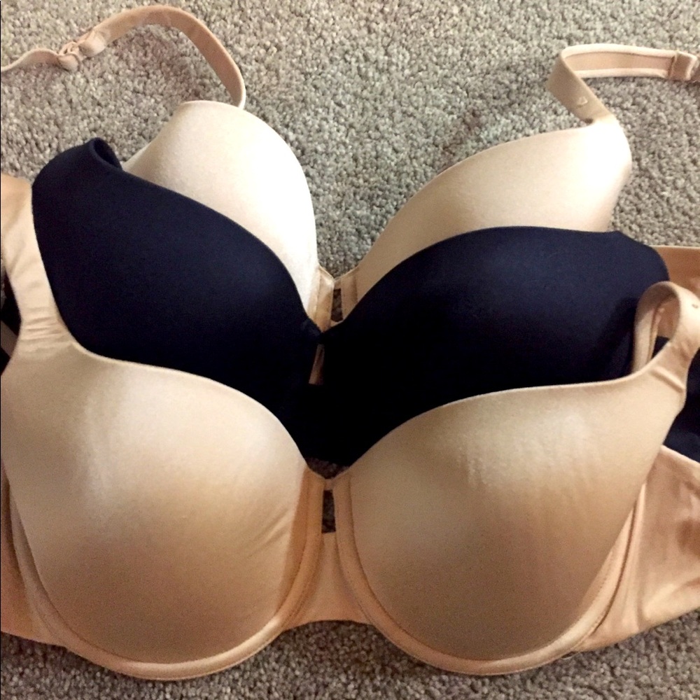 3 La Senza So Free balconette full coverage bras.
